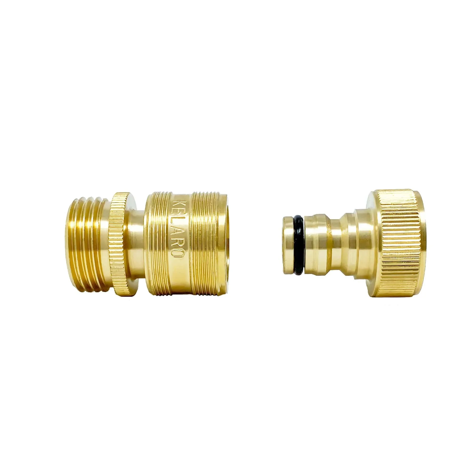 Garden Hose Quick Connect Fittings (2-Pack)