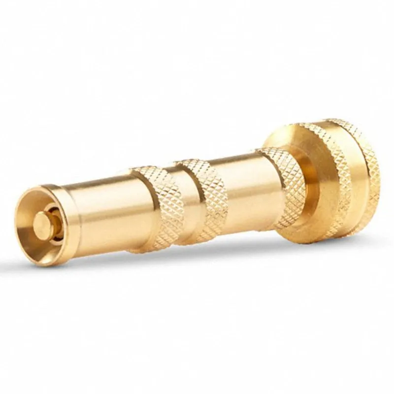 Gilmour Adjustable Twist Brass Heavy-Duty Hose Nozzle