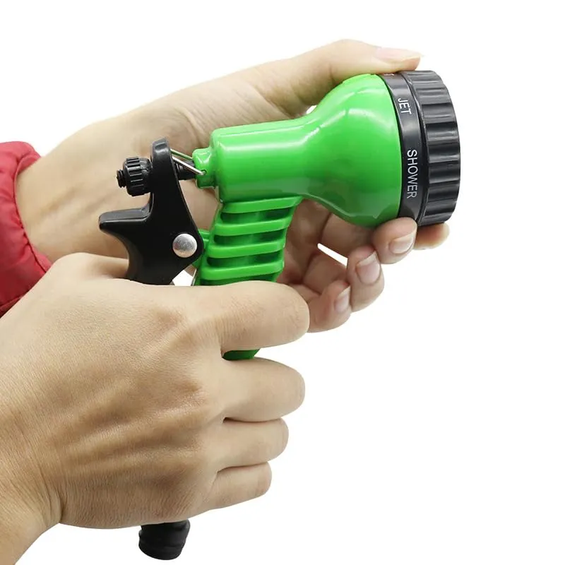 GLUN® Garden Hose Spray 7 Different Pattern Spray Nozzle for Garden, Car Washer, Pressure Water Saving Filter Pack of 1