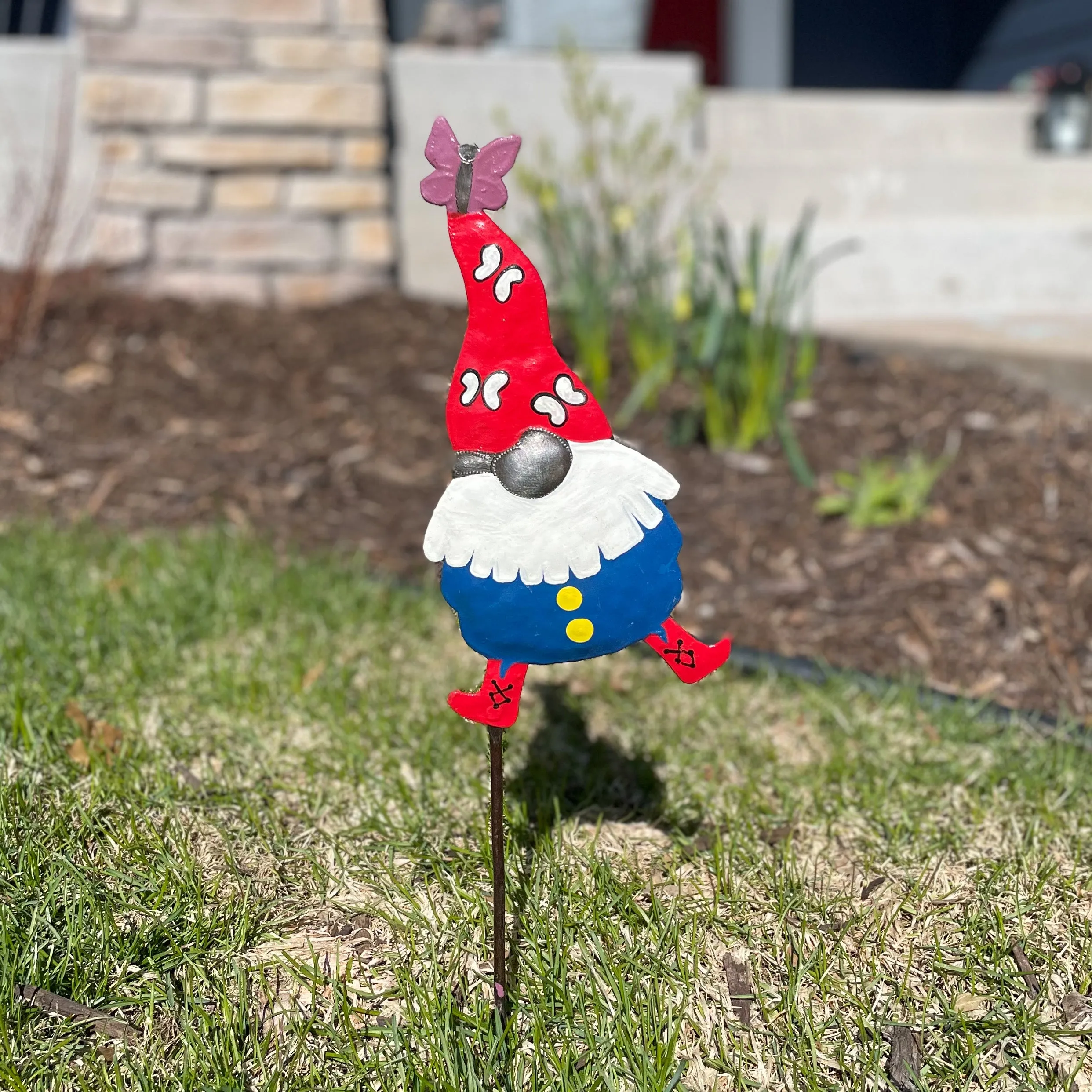 Gnome Garden Stake