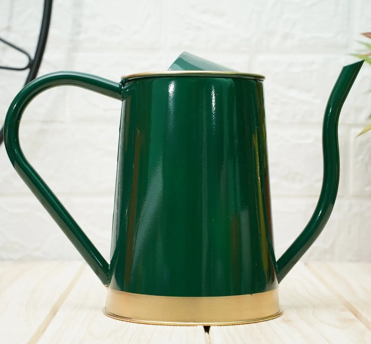 Gold Dust Plant Watering Can, Garden Watering Can, Garden Accessories (Green (1.5 Lt))