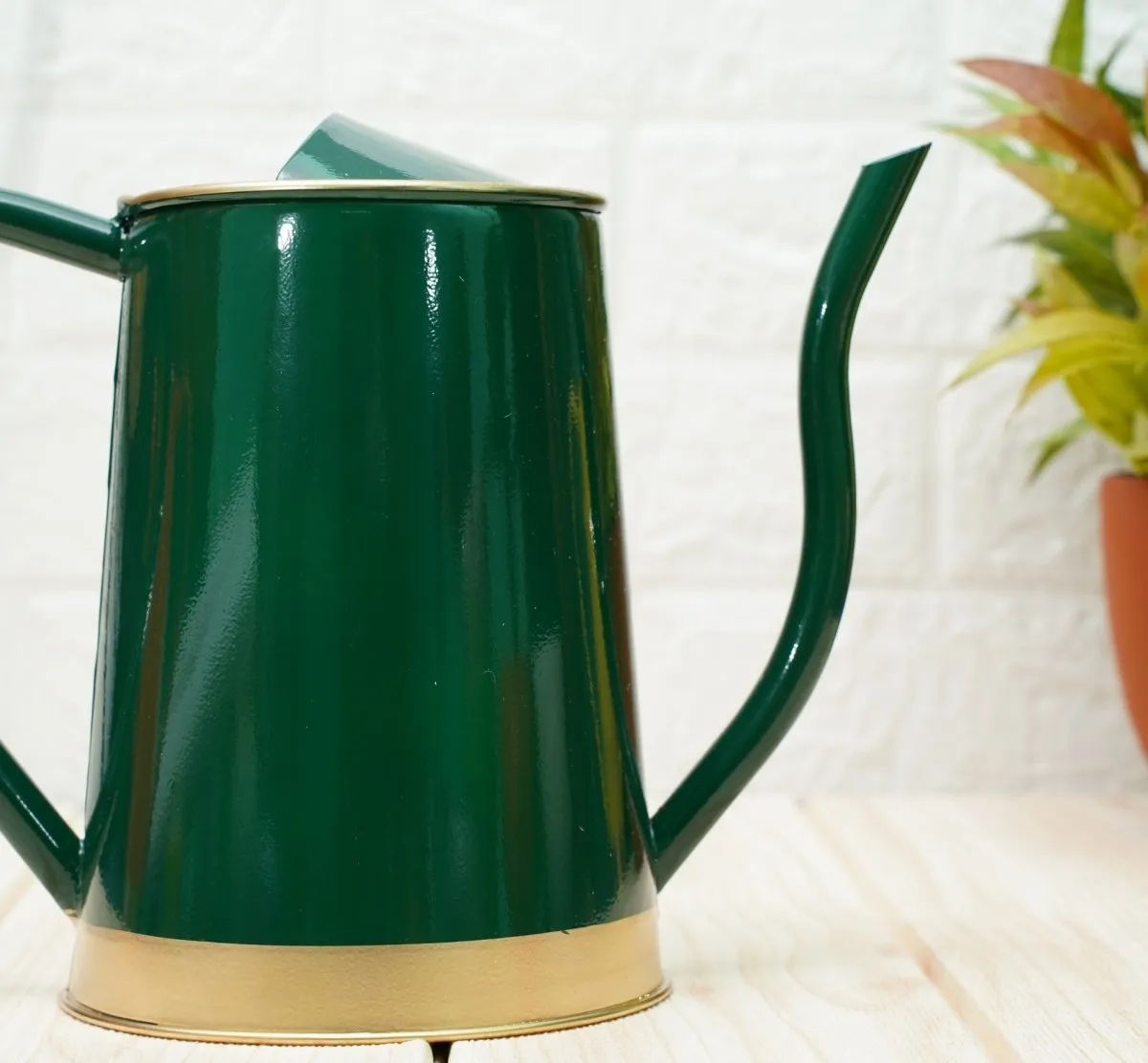 Gold Dust Plant Watering Can, Garden Watering Can, Garden Accessories (Green (1.5 Lt))