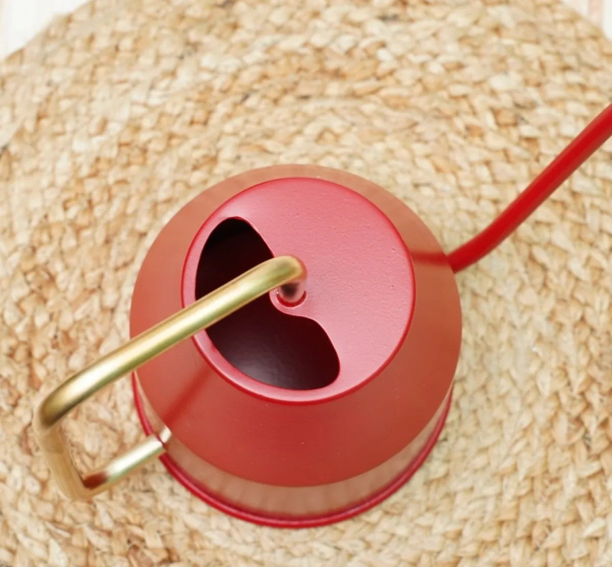 Gold Dust Watering Can For Plants, Garden Tools, Plant Watering Can (Red (0.9 Lt))