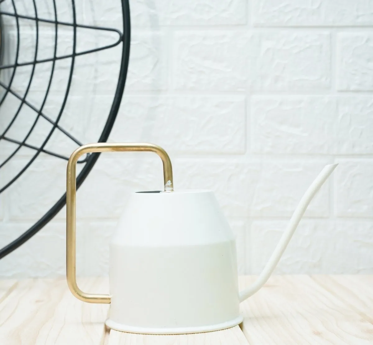 Gold Dust Watering Can For Plants, Garden Tools, Plant Watering Can (White (0.9 Lt))