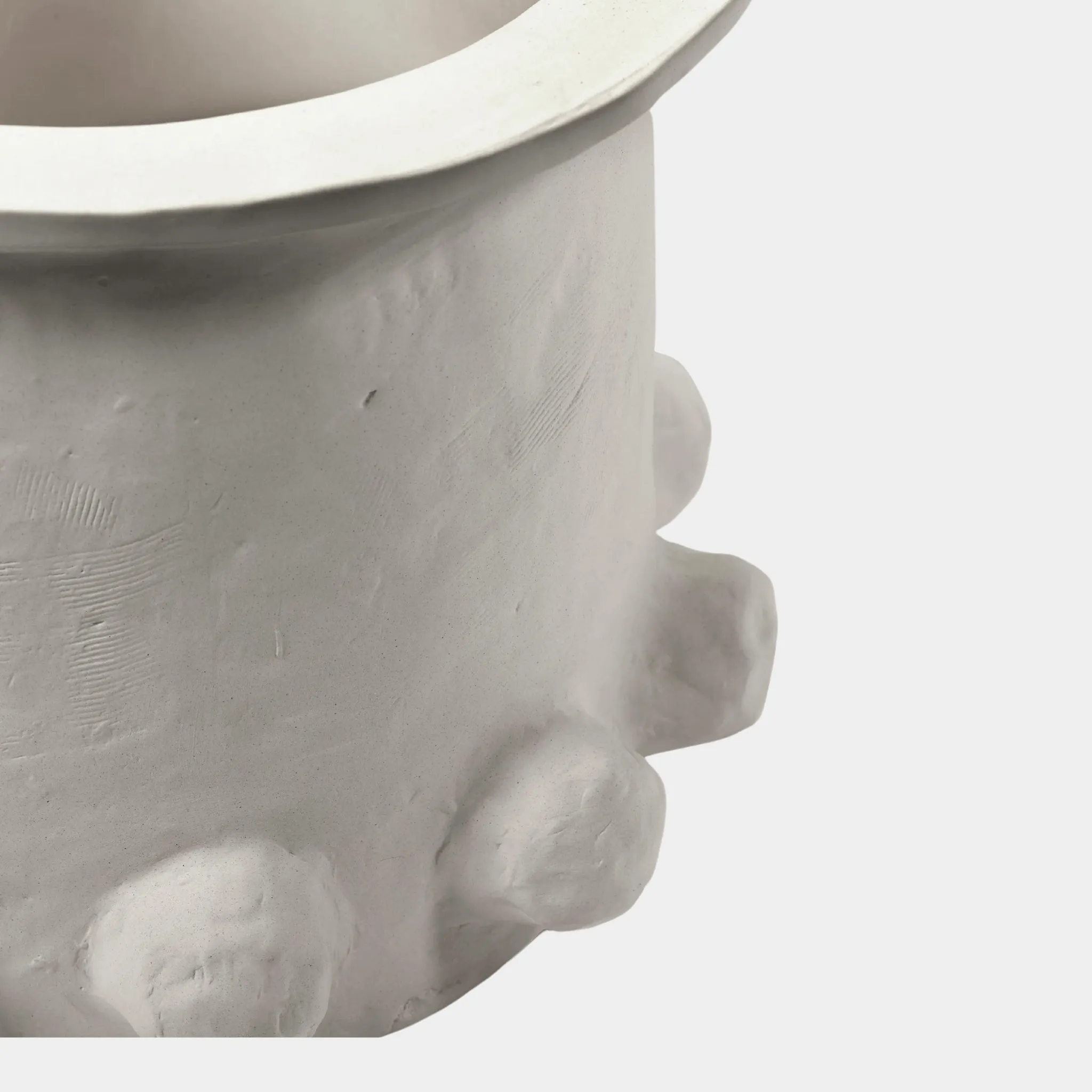 Graphic Beige Flower Pot