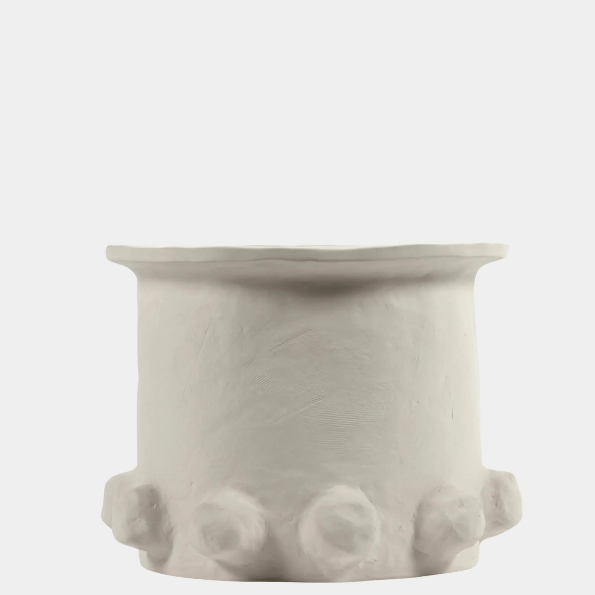 Graphic Beige Flower Pot