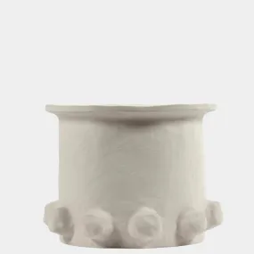 Graphic Beige Flower Pot