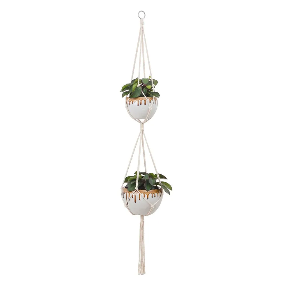 Handmade Macrame Plant, Flower Pot Hanger