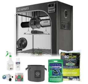 Happy Hydro Automated Grow Tent Kit 1-Plant 2’ x 2’ x 6’