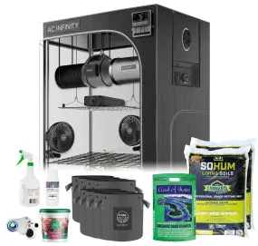 Happy Hydro Automated Grow Tent Kit 4-Plant 4’ x 4’ x 6’8"