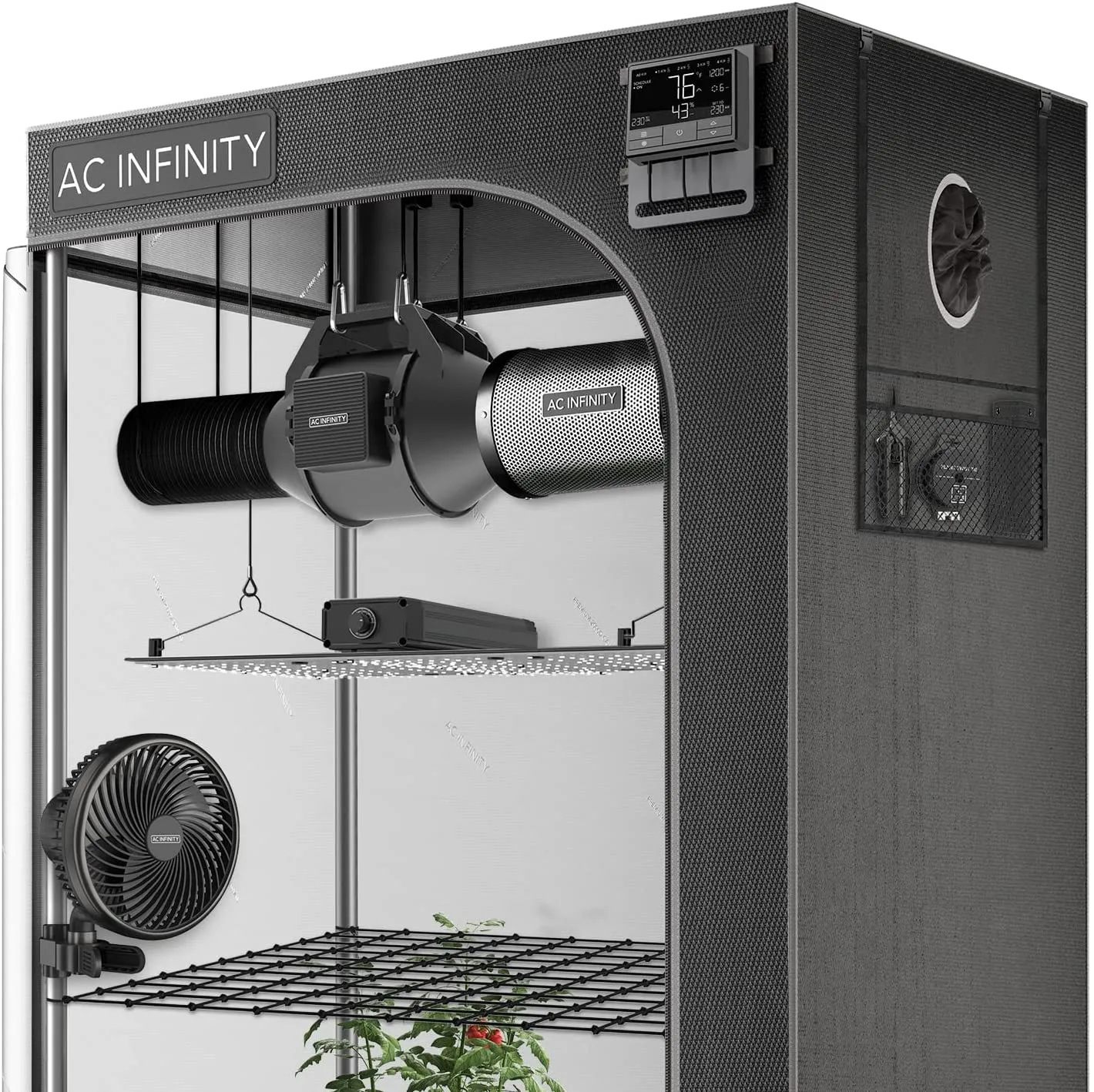 Happy Hydro Grow Tent Kit with AutoPots, 2-Plant, 2’ x 4’ x 6’