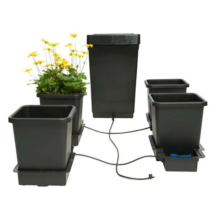 Happy Hydro Grow Tent Kit with AutoPots, 4-Plant, 3’ x 3’ x 6’