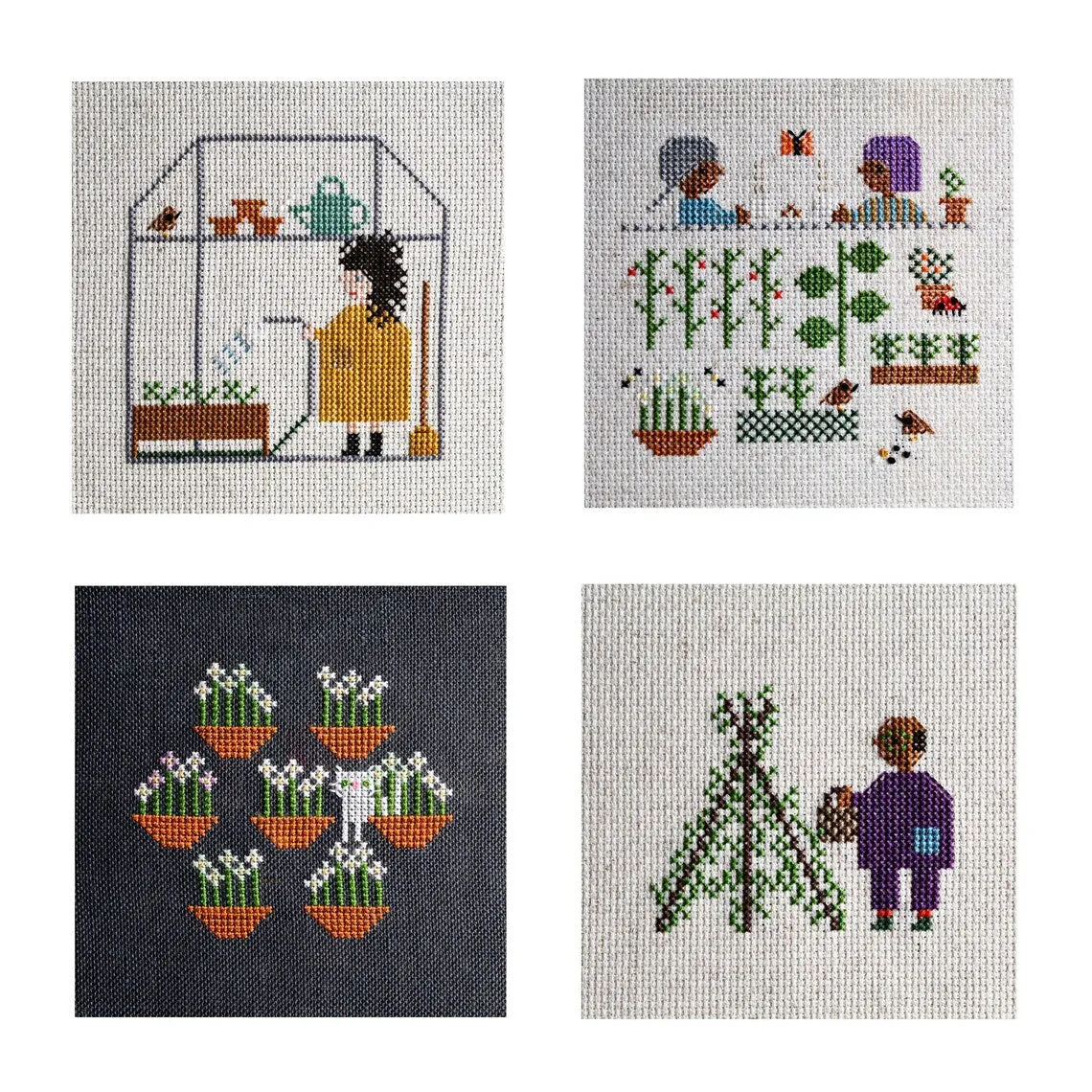 In the Garden Cross Stitch Pattern Book