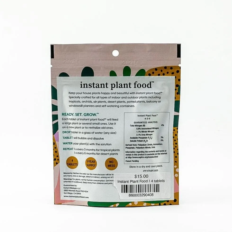 Instant Plant Food