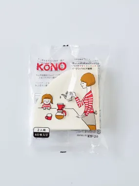KONO Paper Filter 40 sheets White