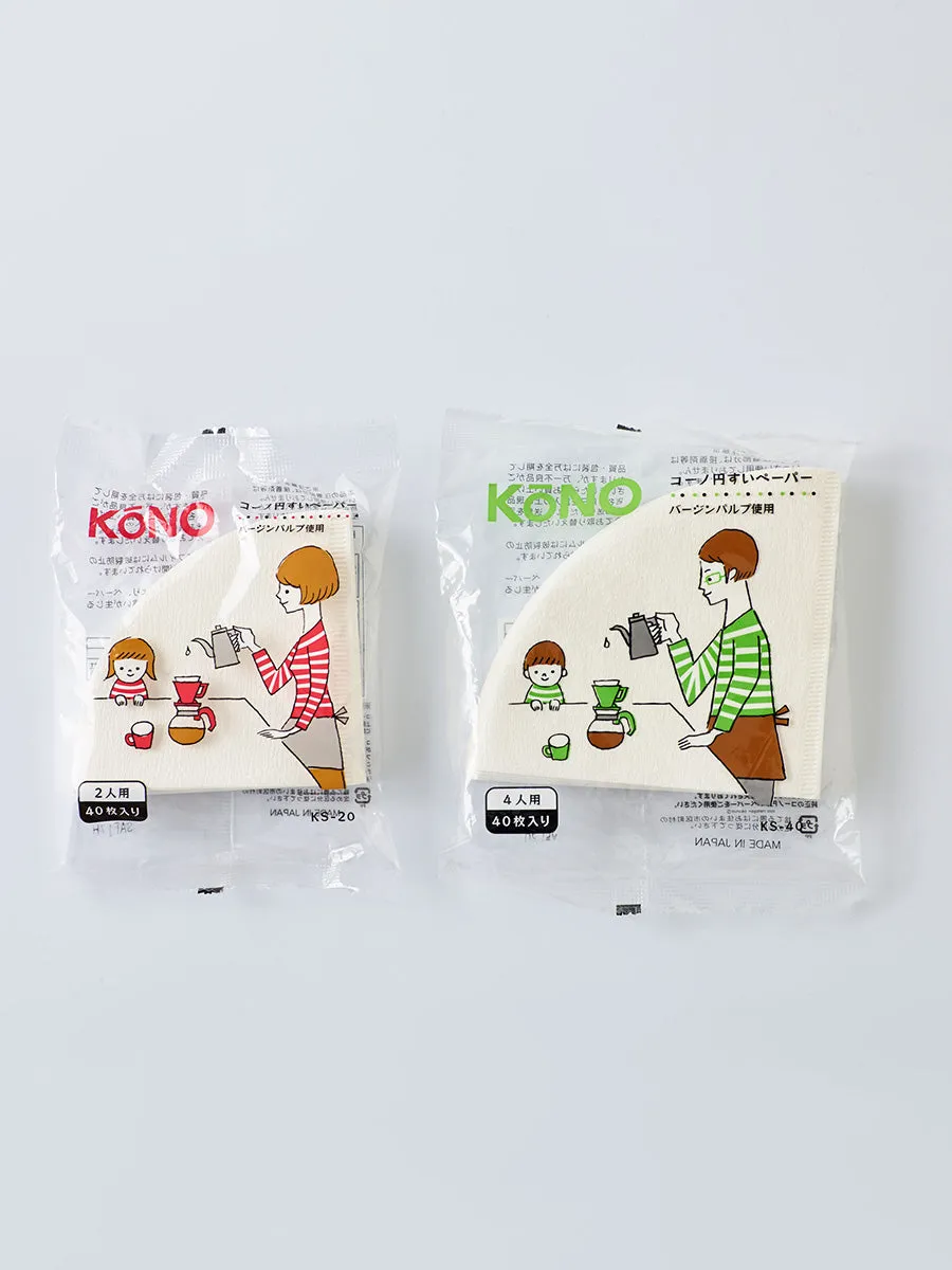 KONO Paper Filter 40 sheets White