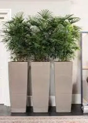 Lechuza Alto Taupe 40 Self-Watering Planter