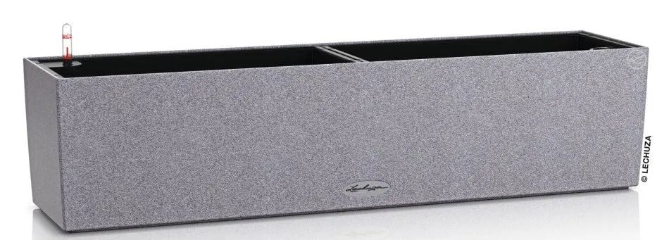 Lechuza Balconera 80 Grey  Stone Self-watering Planter