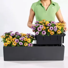 Lechuza Balconera 80 Slate stone Self-Watering Planter