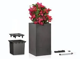 Lechuza Canto 30 High Graphite Self-Watering Planter