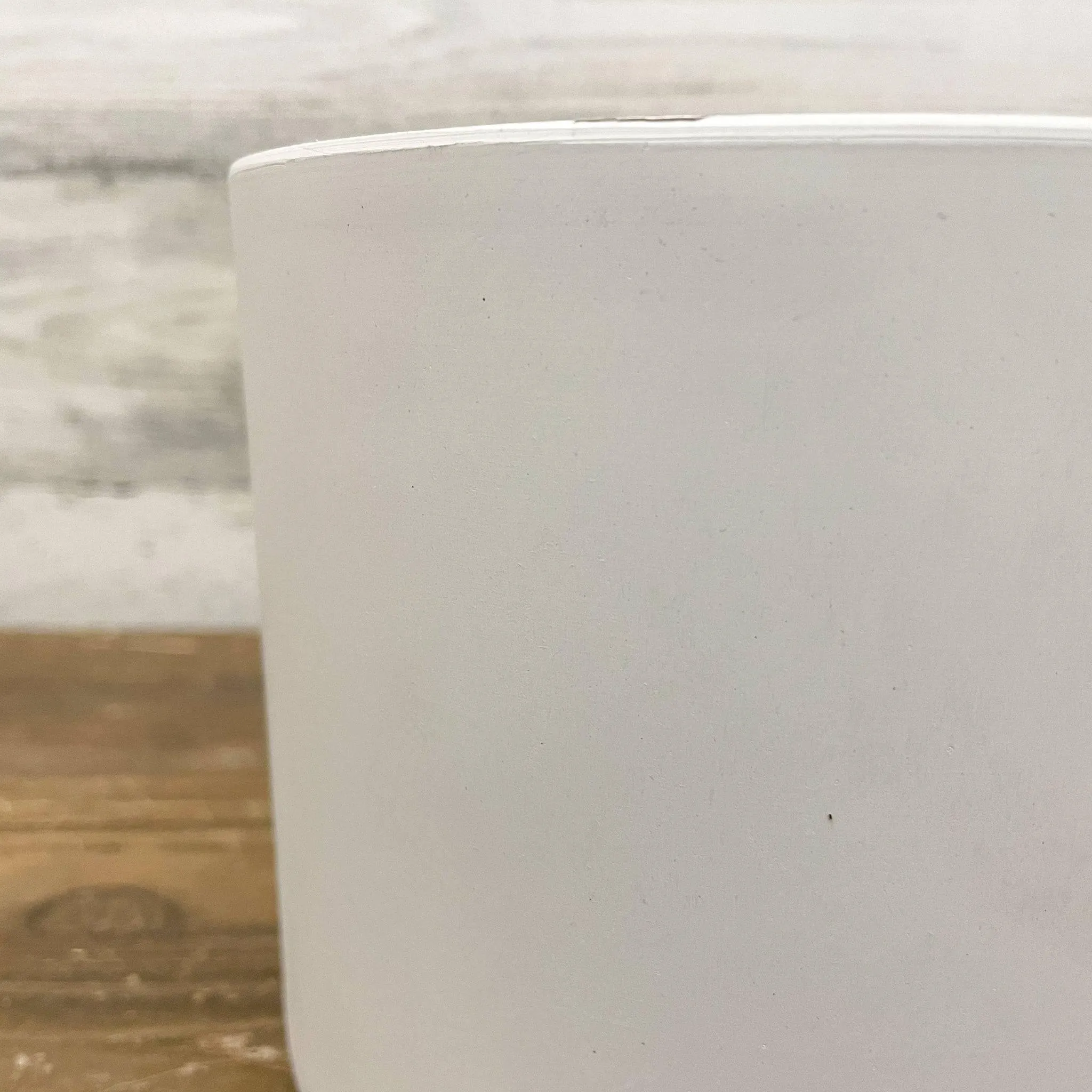 Lena Cylinder Planter - White - 6-inches