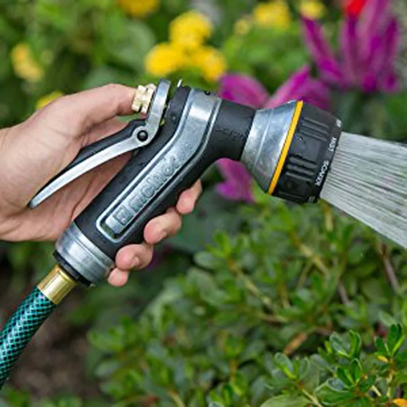 Melnor 7 Pattern Adjustable Multi-Pattern Metal Heavy-Duty Hose Nozzle
