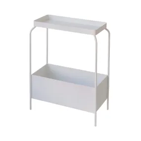 Metal Indoor Planter Stand - White