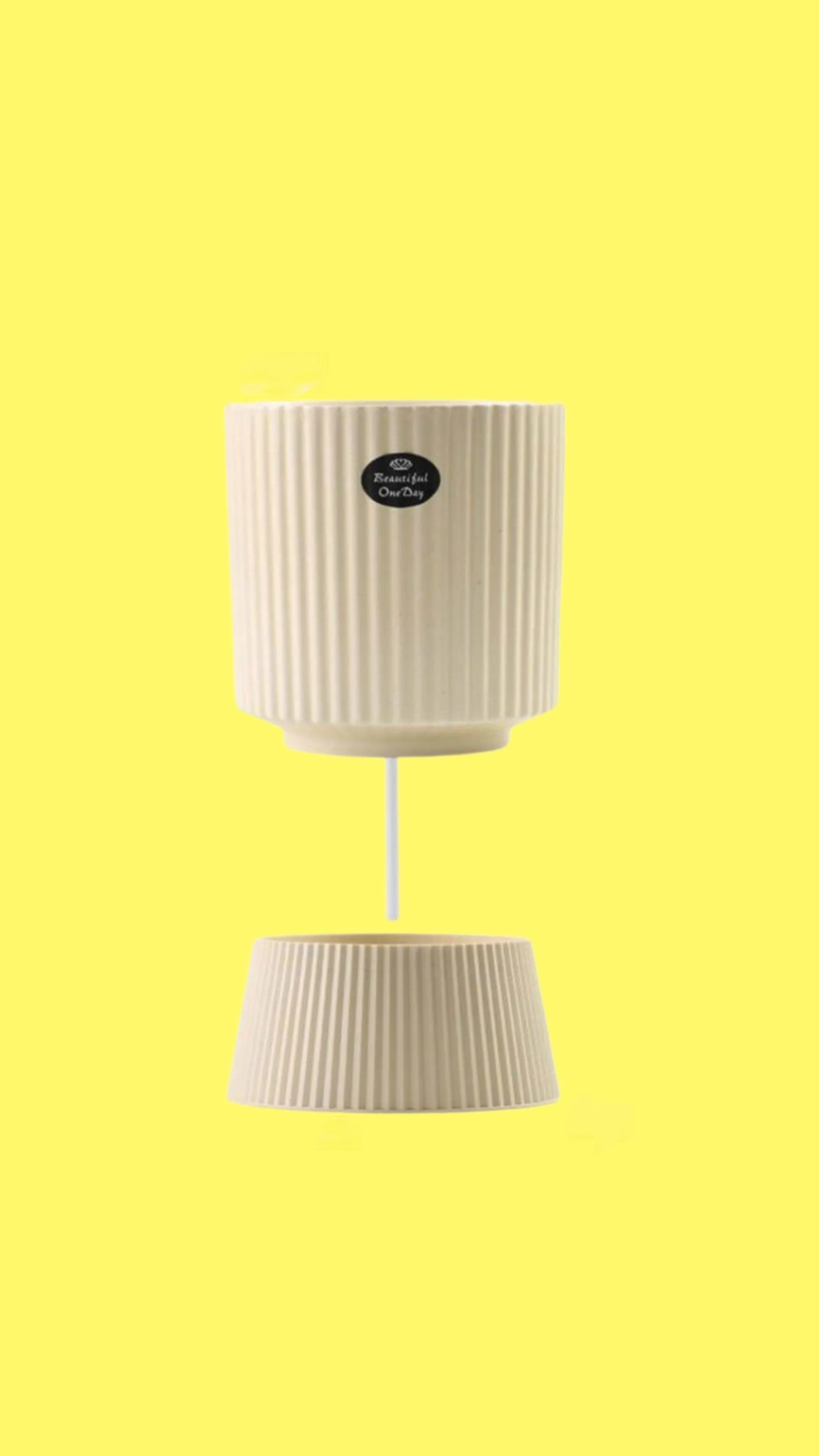 Minimalist Style Self-watering Ceramic Planters - Perfect for Indoor & Outdoor