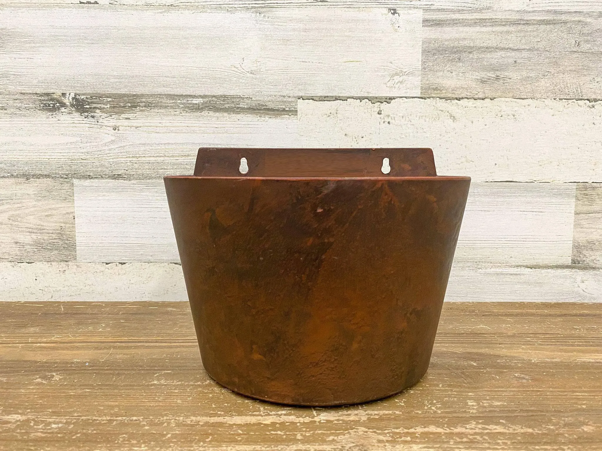 Napa Wall Planter - Teak - 9.5-inches