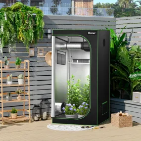 NNECW 91cm x 91cm x 183cm Indoor Plant Growth Tent wIth Floor Tray Storage Bag