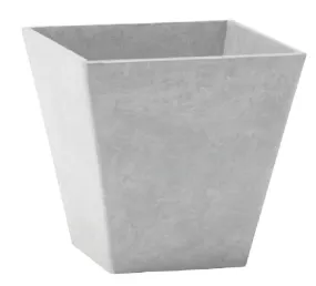 Novelty 35120 Artstone Ella Flower Planter, Resin/Stone Powder, Grey