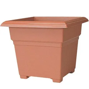 Novelty Countryside Tub 14" Plastic Patio Planter, Assorted Colors