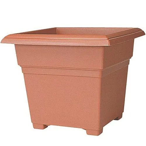 Novelty Countryside Tub 14" Plastic Patio Planter, Assorted Colors