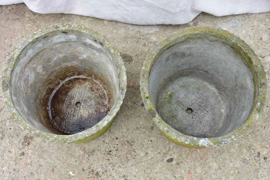 Pair of Willy Guhl tapered flower pots
