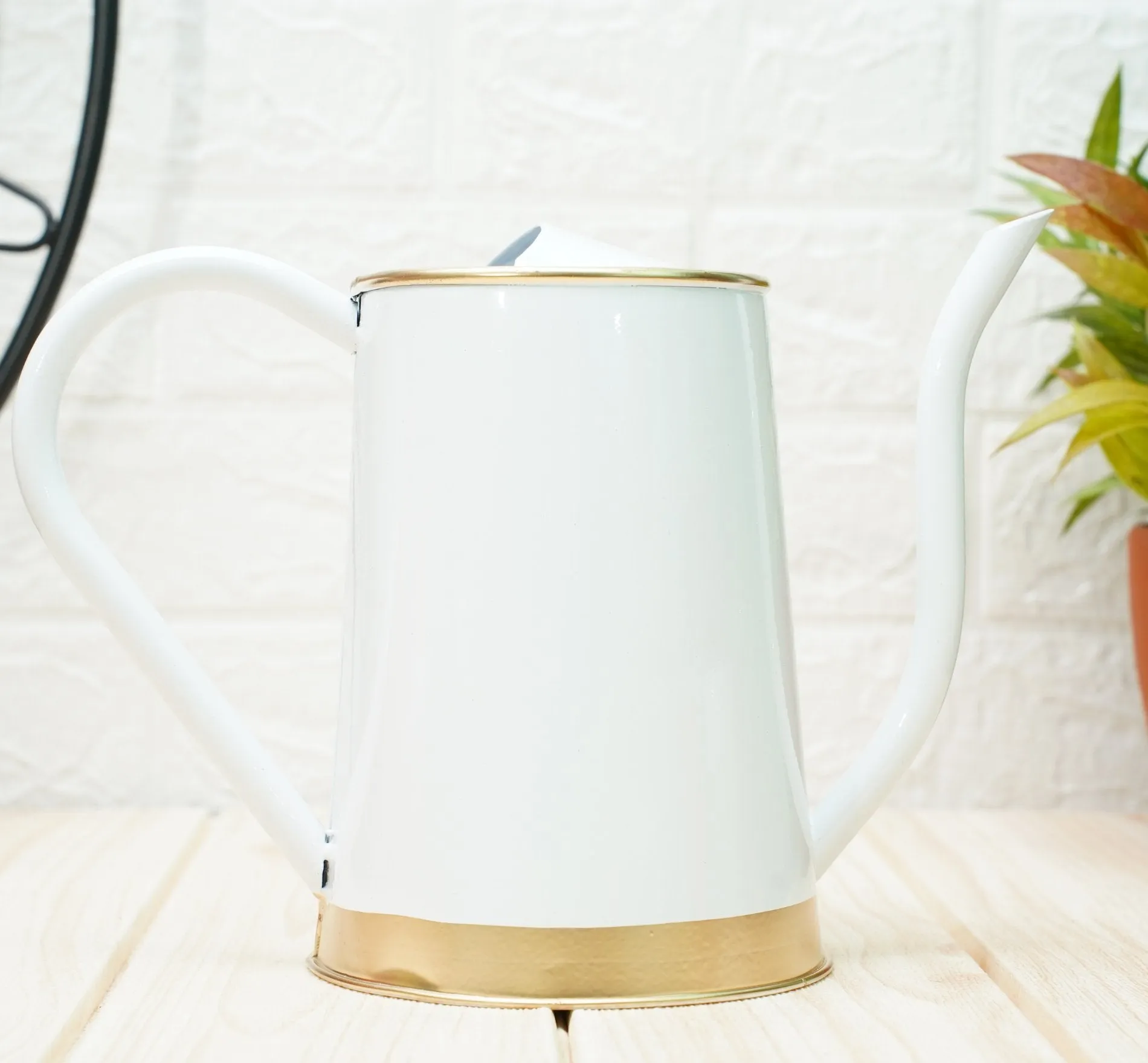 Plant Watering Can | Garden Accessories -White (1.5 Lt)