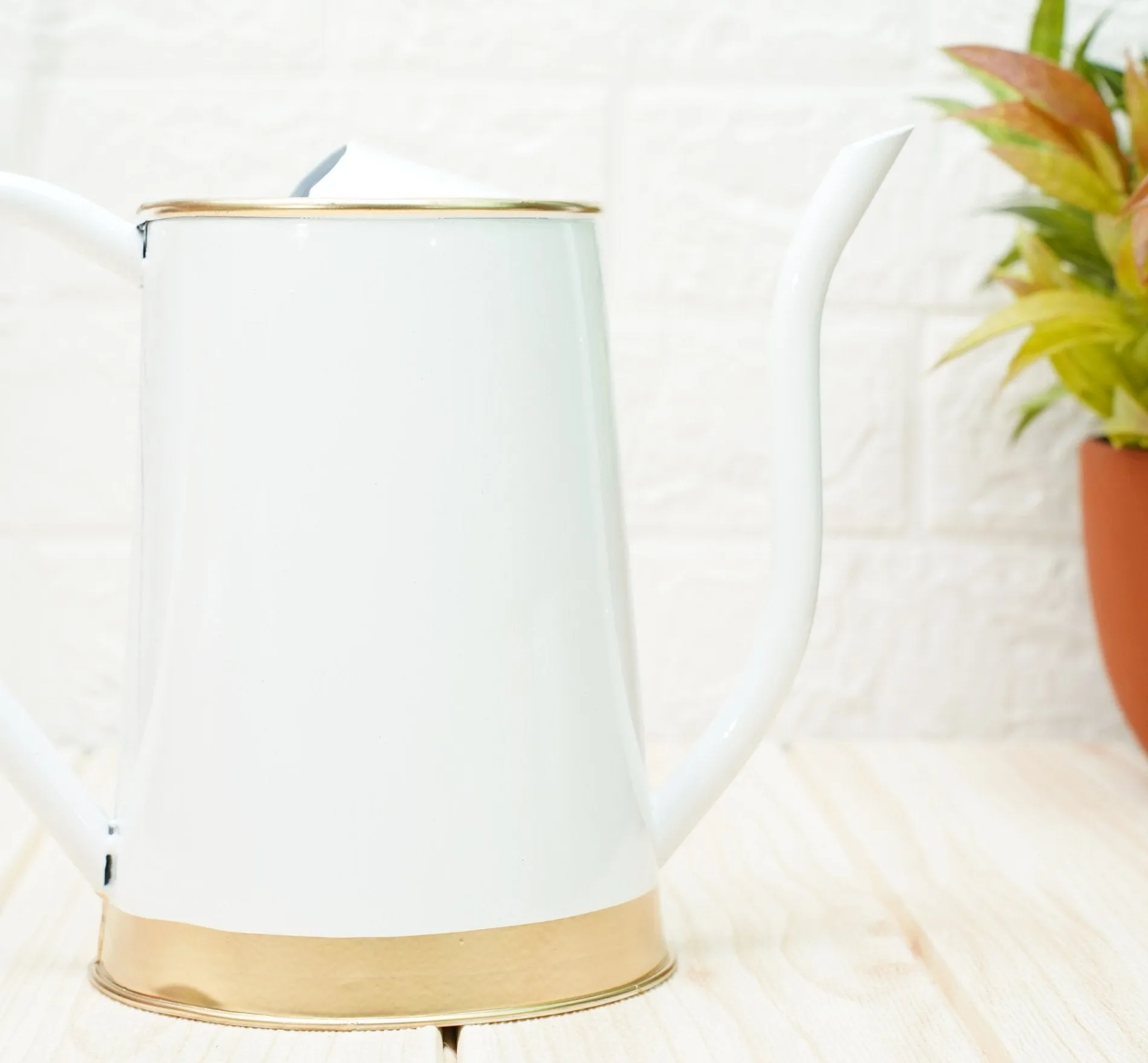 Plant Watering Can | Garden Accessories -White (1.5 Lt)