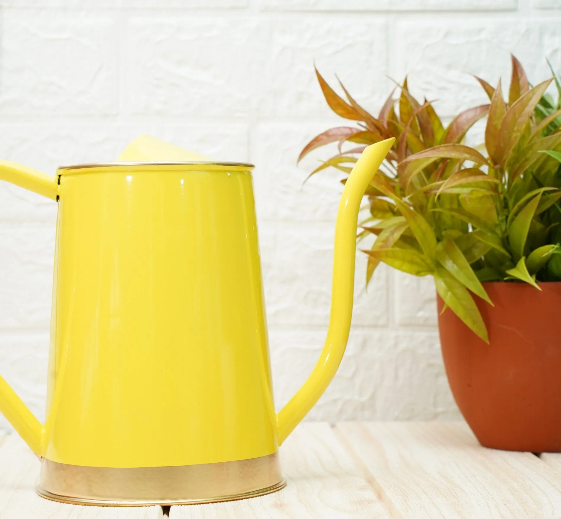 Plant Watering Can | Garden Accessories - Yellow (1.5 Lt)