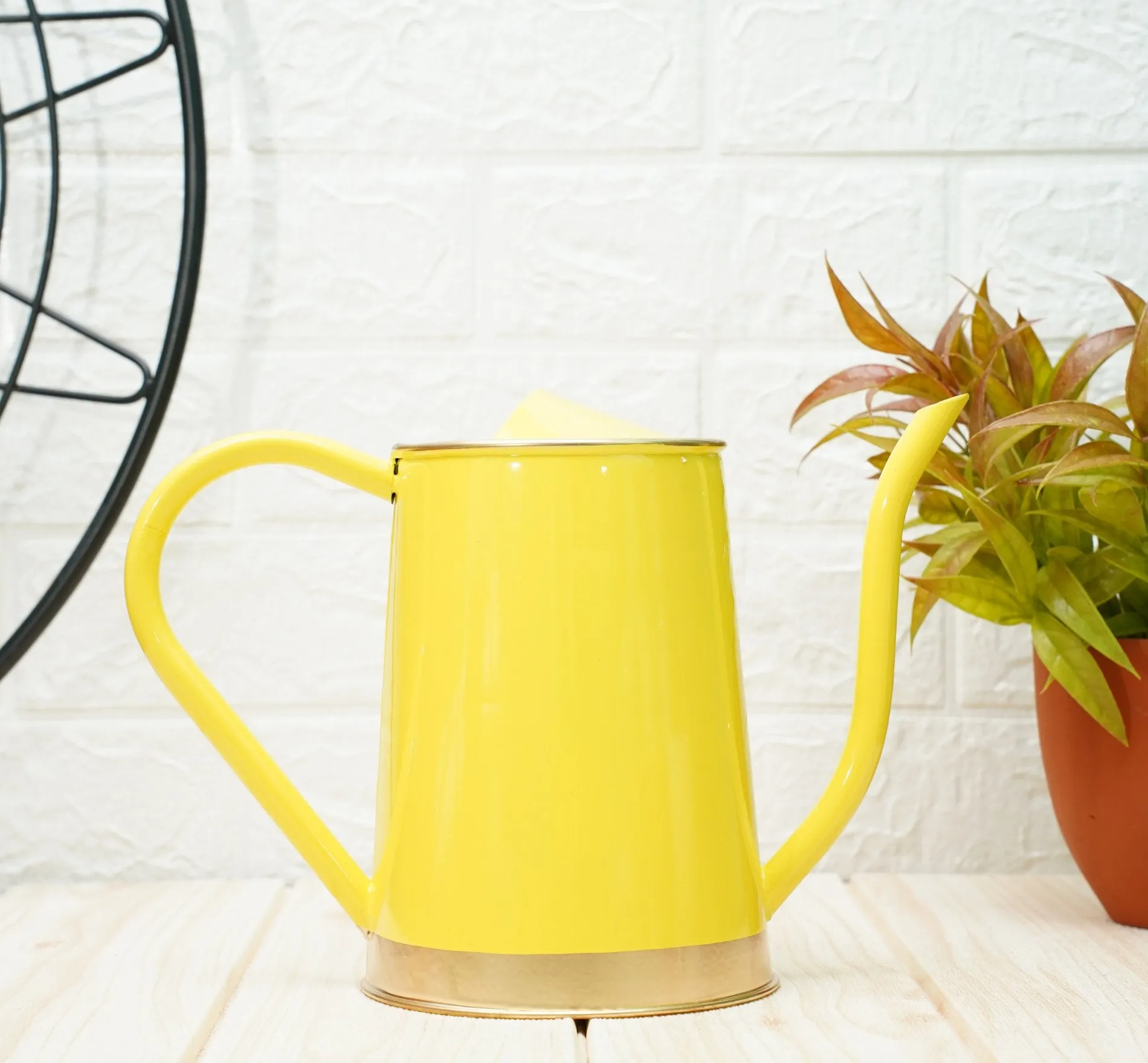 Plant Watering Can | Garden Accessories - Yellow (1.5 Lt)