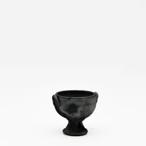 Pot en terre cuite noire de Bisalhães - 9cm