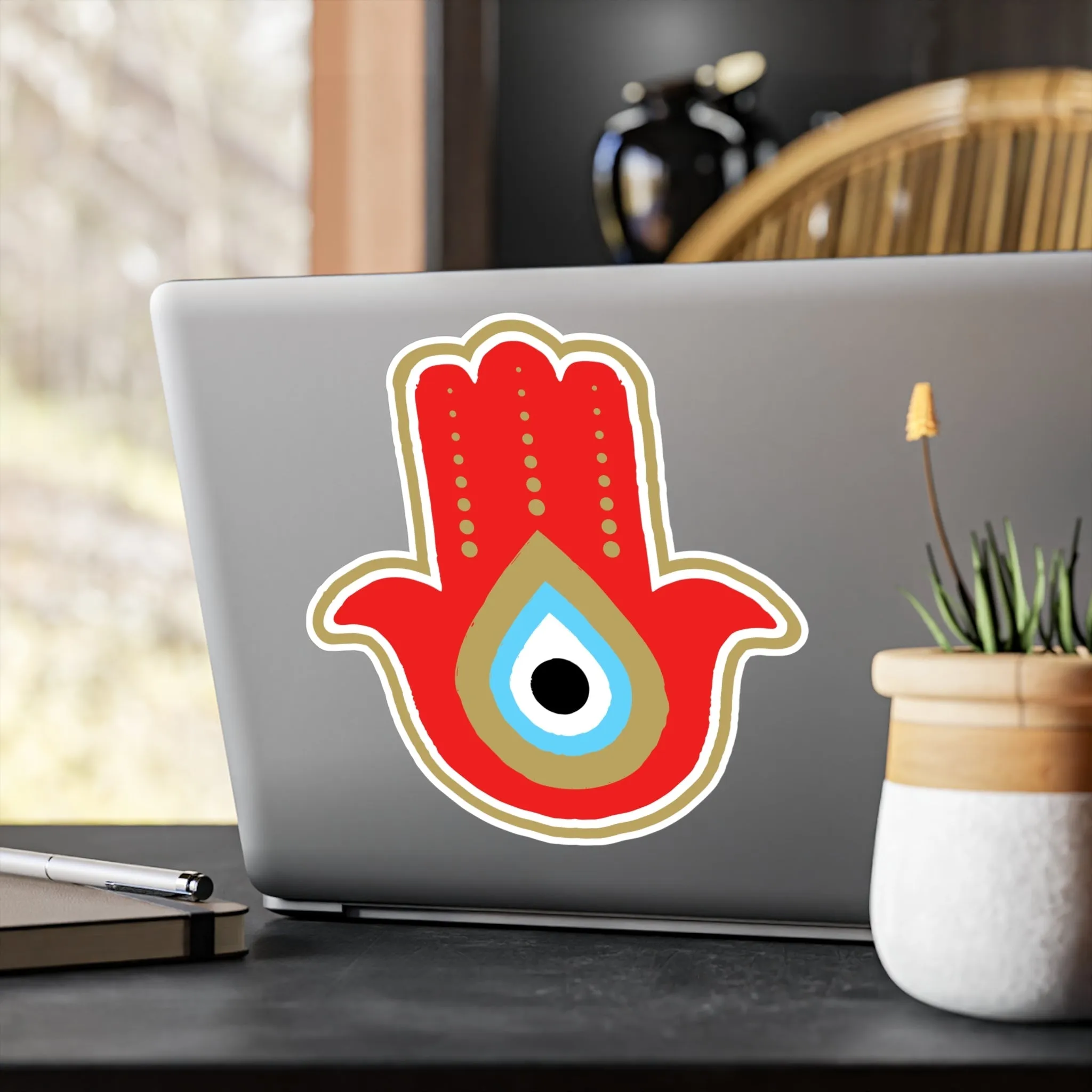 Red Hamsa Sticker