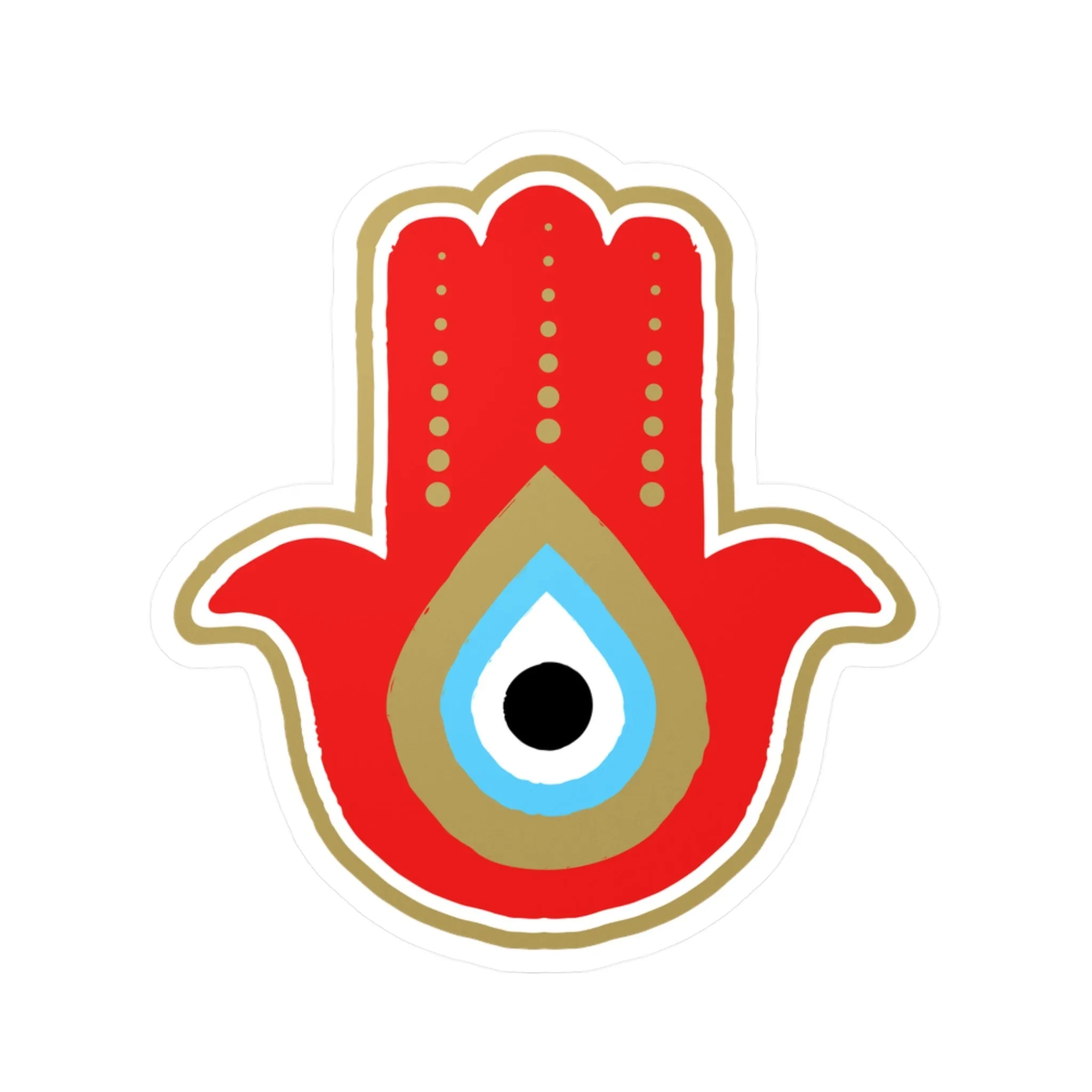 Red Hamsa Sticker
