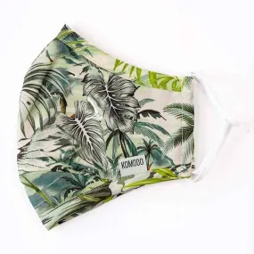 Reusable Cloth Face Mask -  Bali Tropic Green