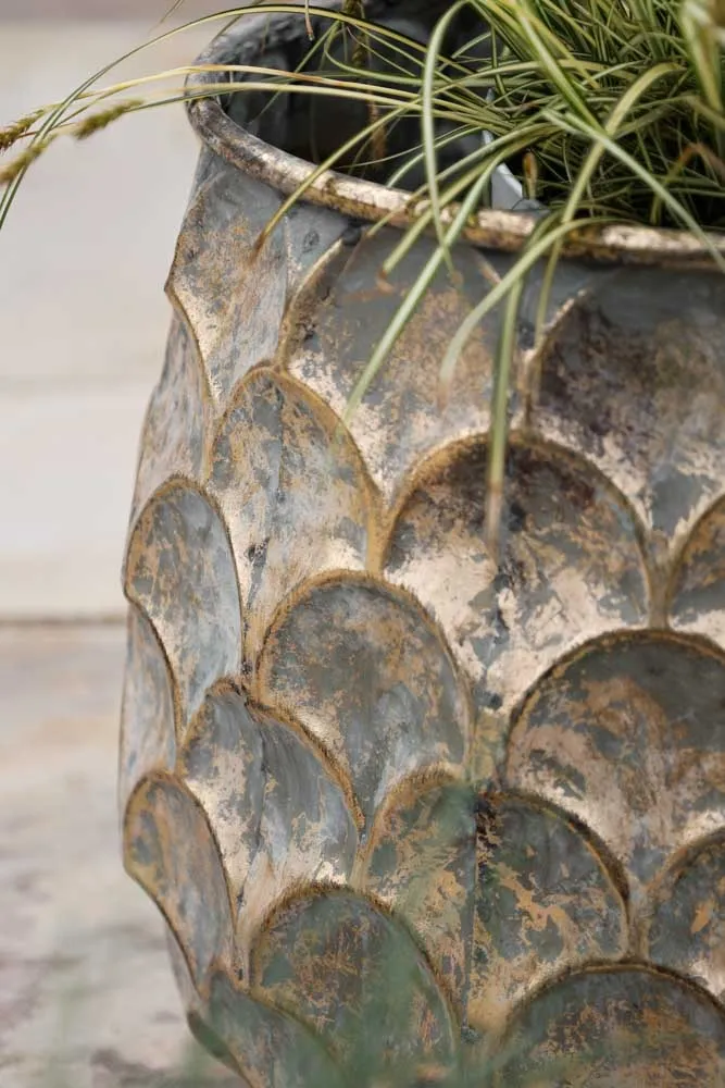 Set Of 2 Petal Effect Planters