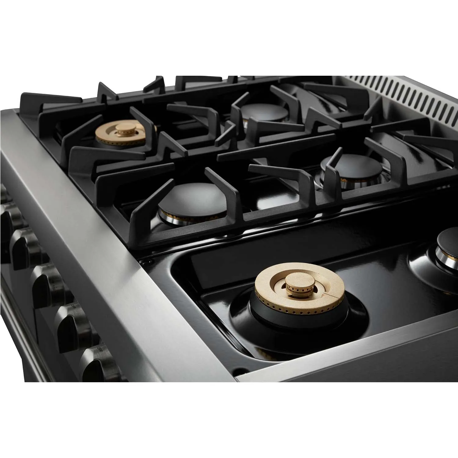 Thor Kitchen 4-Piece Pro Appliance Package - 36-Inch Gas Range, French Door Refrigerator, Under Cabinet Hood and Dishwasher in Stainless Steel