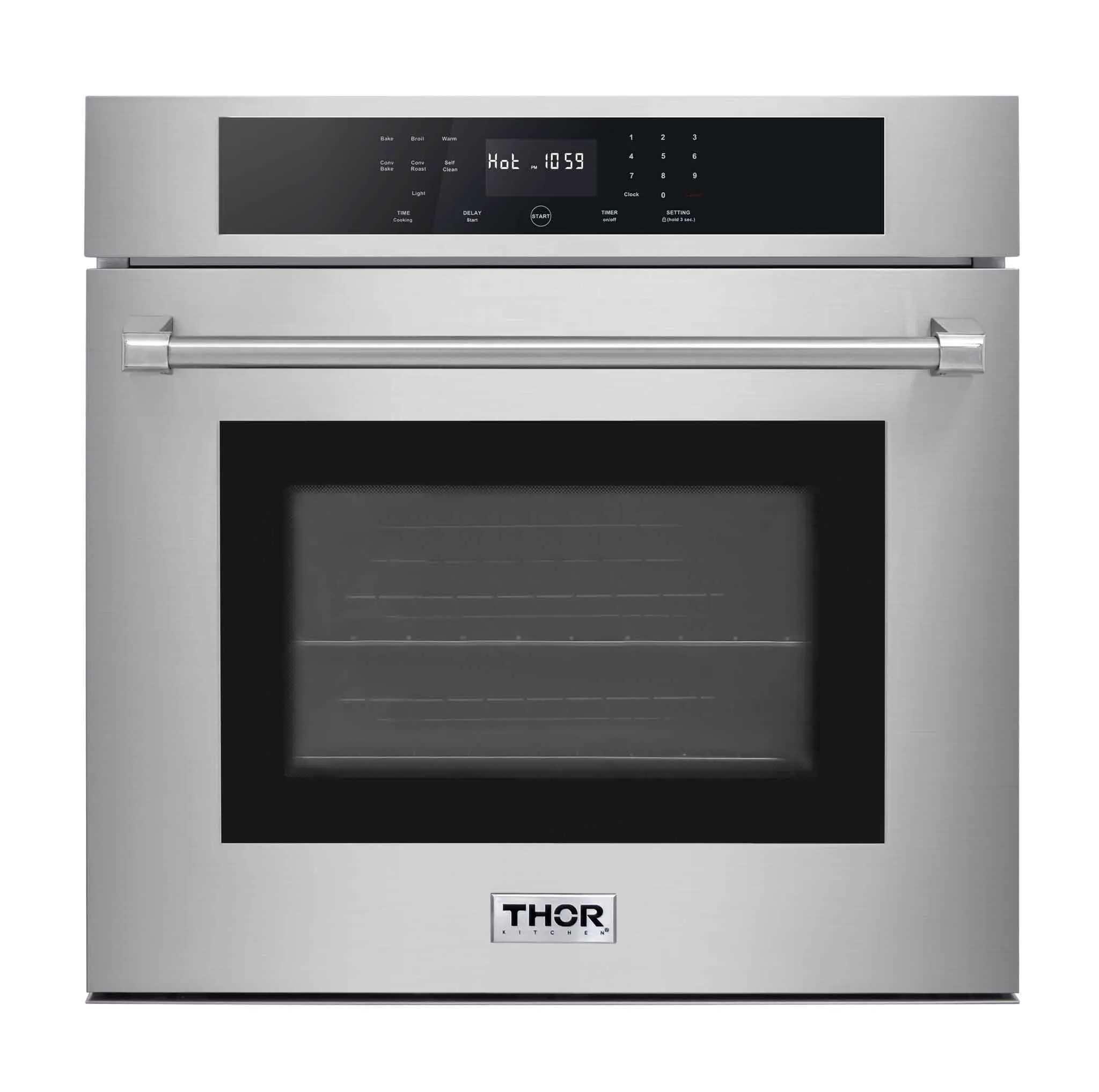 Thor Kitchen 5-Piece Pro Appliance Package - 30-Inch Gas Cooktop, Electric Wall Oven, Under Cabinet Hood, Dishwasher & Refrigerator in Stainless Steel