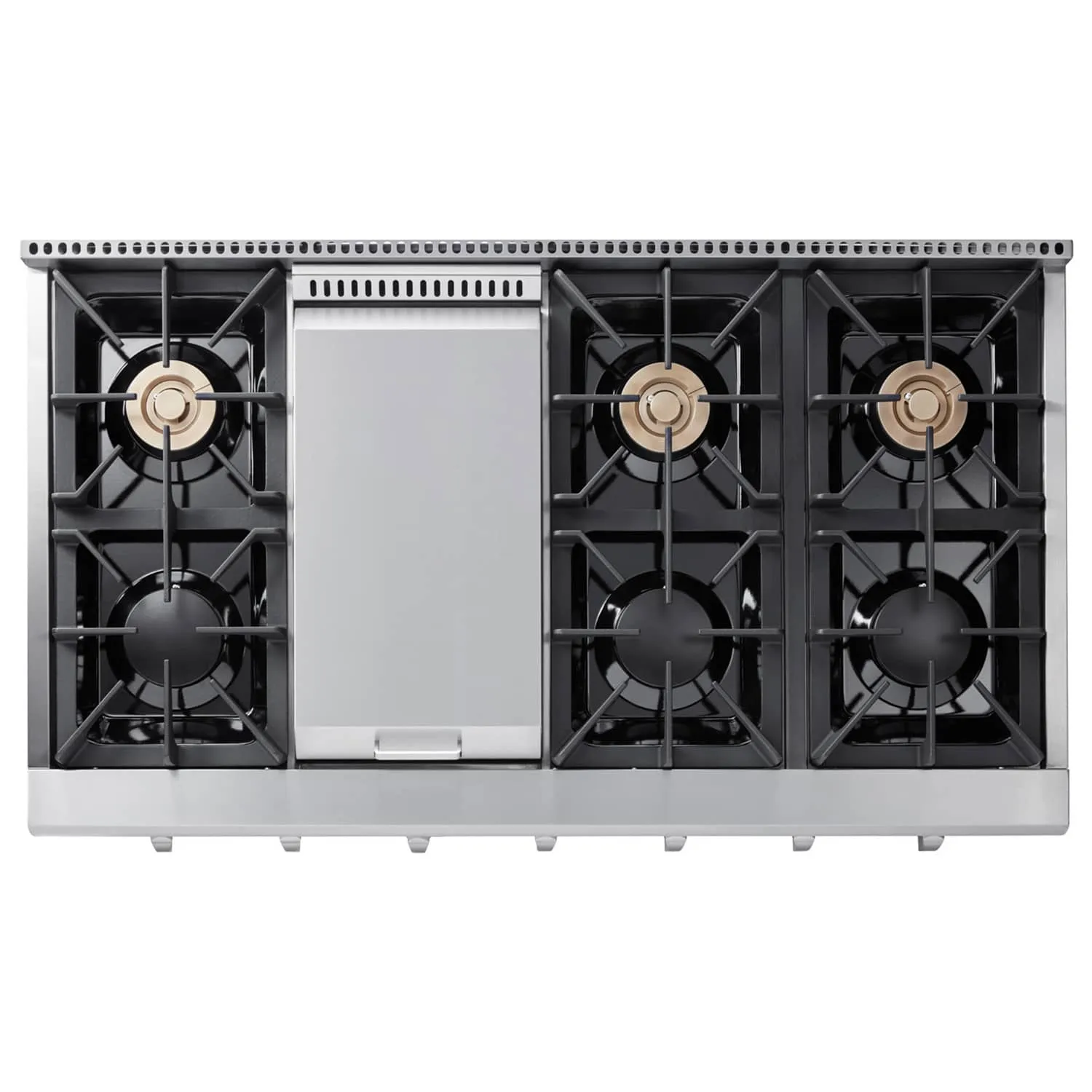 Thor Kitchen 5-Piece Pro Appliance Package - 48-Inch Rangetop, Electric Wall Oven, Wall Mount Hood, Dishwasher & Refrigerator in Stainless Steel