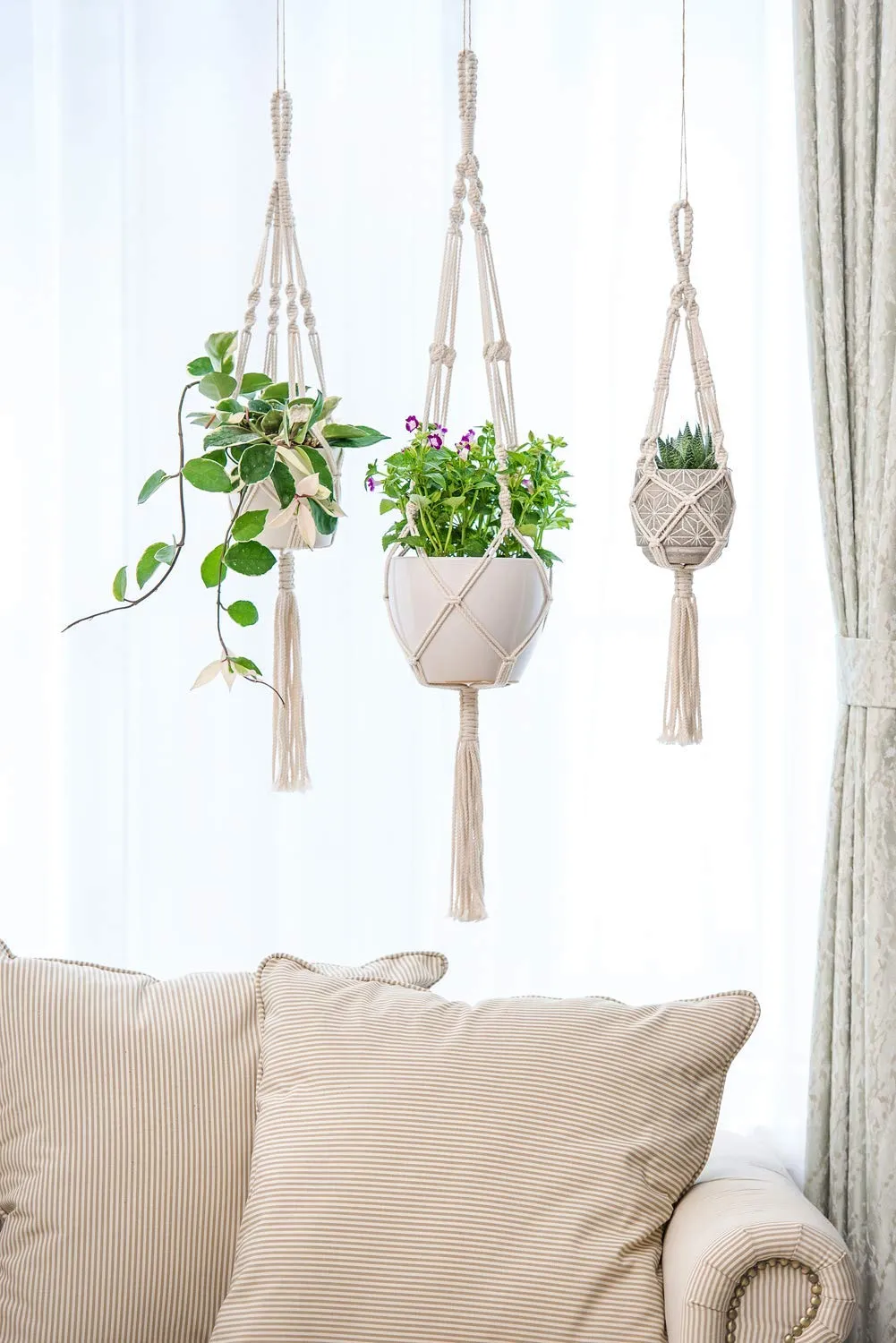 Twisted Macrame Plant Hanger