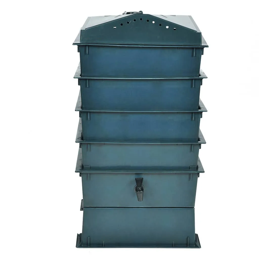 vidaXL 4-Tray Worm Factory 42x42x60 cm