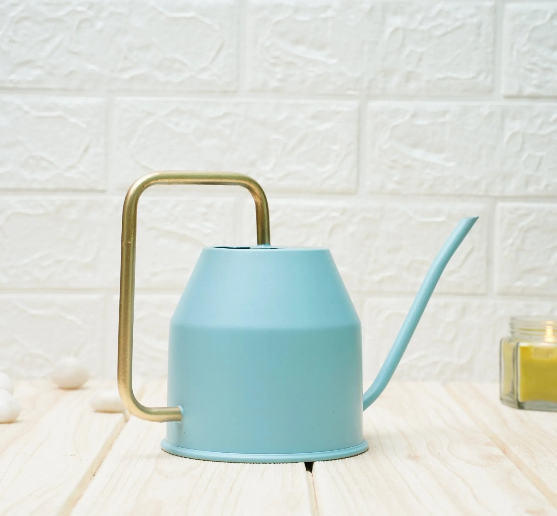 Watering Can For Plants | Terrace Garden Accessories - Sky Blue (0.9 Lt)