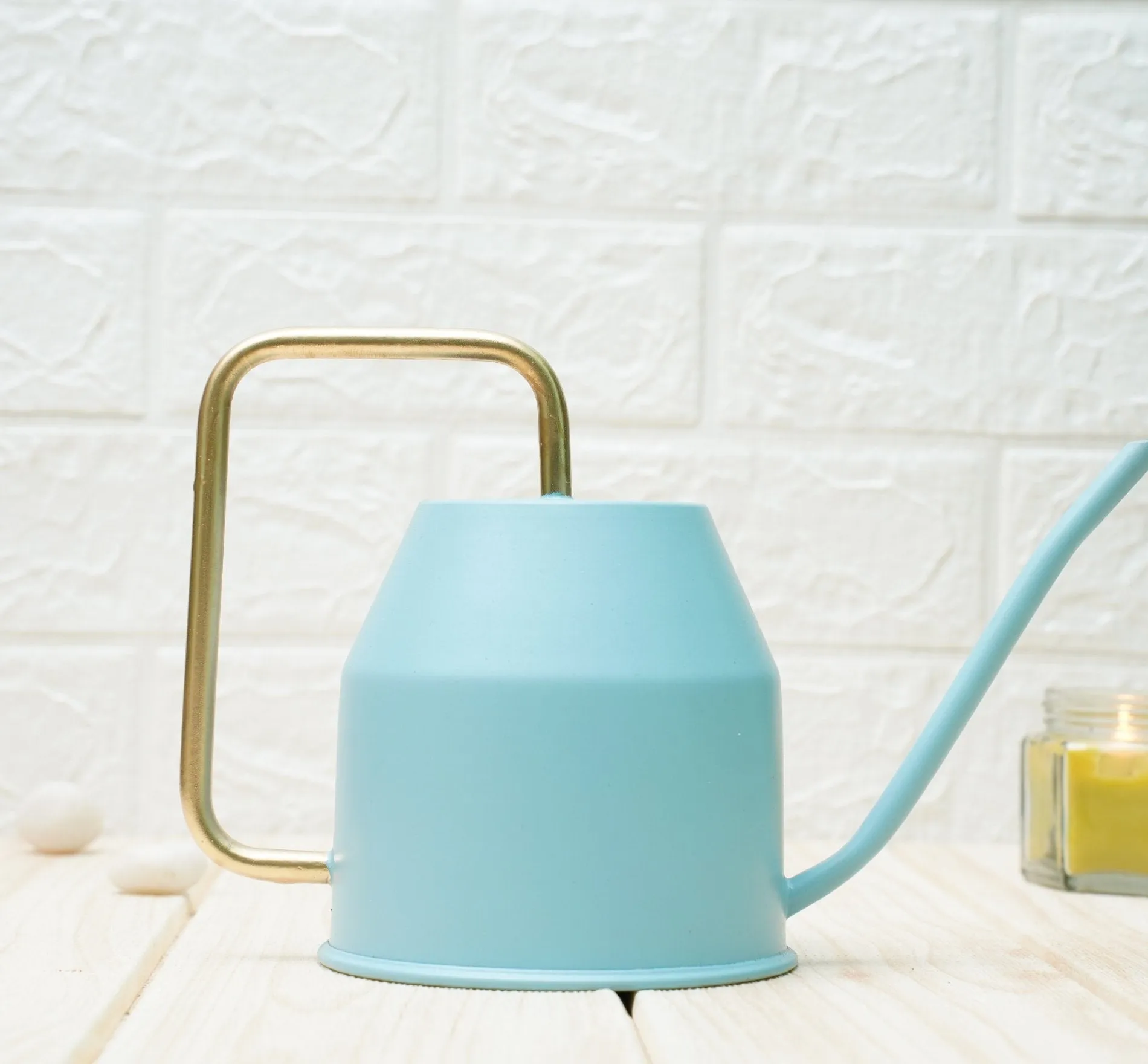 Watering Can For Plants | Terrace Garden Accessories - Sky Blue (0.9 Lt)